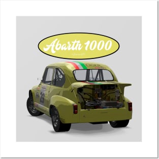 ABARTH 1000 29 Back Posters and Art